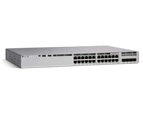 C9300L-24P-4G-E Cisco Catalyst 9300L Switch 24-Port Fixed Uplinks PoE+ 4X1G Uplinks Network Essentials