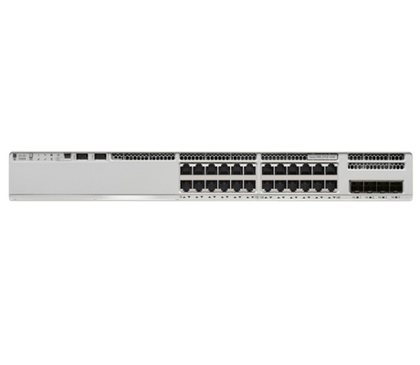 C9300L-24P-4G-E Cisco Catalyst 9300L Switch 24-Port Fixed Uplinks PoE+ 4X1G Uplinks Network Essentials