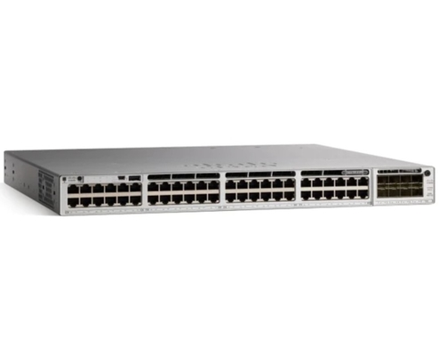 C9300L-48T-4G-A Cisco Catalyst 9300L Switches 48-port uplink data tetap hanya 4X1G uplinks Network Advantage