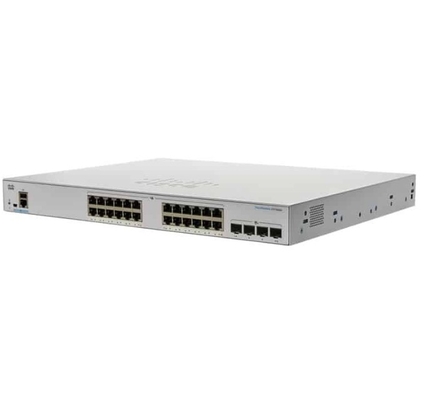 C1000-24P-4G-L Cisco Catalyst 1000 Series Switch 24x 10/100/1000 Ethernet PoE+ Port Dan 195W PoE Budget 4x 10G SFP+