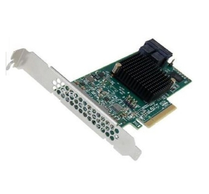 Broadcom LSI SAS 9500-8i Host Bus Adapter 12Gb/s SAS 8-Port PCIe 3.0 HBA Kartu Dukungan Raid 0/1/1E/10The Broadcom 9311-8i