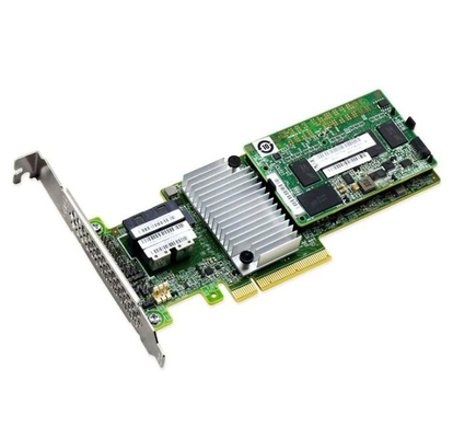Broadcom LSI SAS 9500-8i Host Bus Adapter 12Gb/s SAS 8-Port PCIe 3.0 HBA Kartu Dukungan Raid 0/1/1E/10The Broadcom 9311-8i