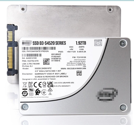 SSDSC2KB019TZ01 Intel D3-S4520 1.92 TB Solid State Drive - 2.5 &quot; Internal - SATA (SATA/600)