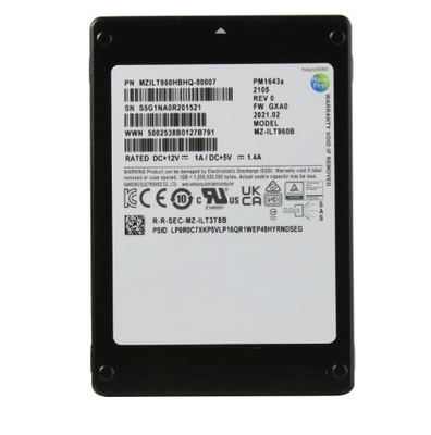 Samsung PM1643A MZILT1T9HBJR-00007 SSD 1.92TB SAS 12Gb/s Baru