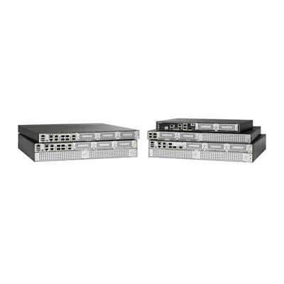 ISR4461 K9 Cisco Router ISR 4461 dengan 4 onboard GE 3 NIM slot ISC 3 SM slot 8 GB Flash Memory default