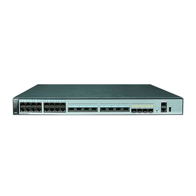 S6720-32C-SI-AC Huawei S6700 Series Switch Menyediakan 24 Ethernet 100M 1 2.5 5 10G Port, 4 10 Gig SFP+