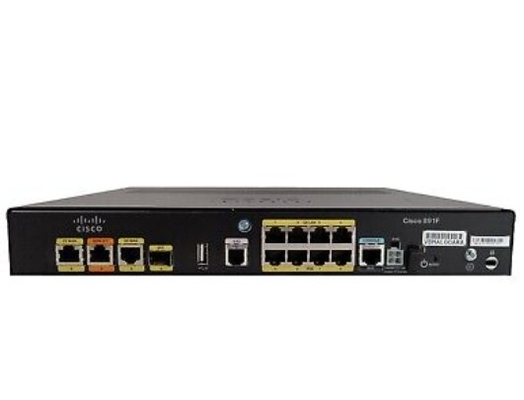 Cisco Router C891F-K9 1 SFP 4 POE Pengendali Nirkabel Keamanan AVC WAN