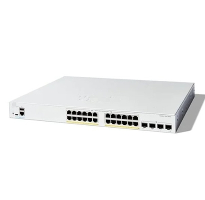 C1200-24P-4X Cisco C1200-24P-4X 24x 10/100/1000 PoE+ Port Dengan 195W Power Budget, 4x10 Gigabit SFP, Rack-mountable