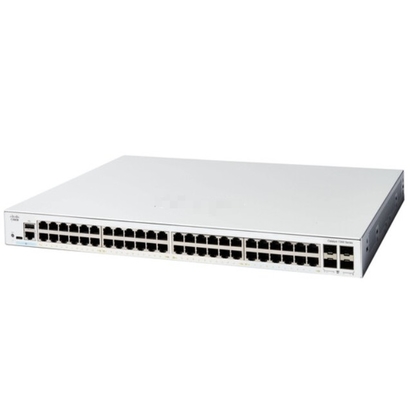 C1200-48P-4X Cisco C1200-48P-4X 48x 10/100/1000 Port PoE+ Dengan Anggaran Daya 375W, 4x 10 Gigabit SFP, Rack-mountable