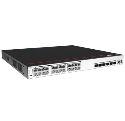 S5735-S24T4XE-V2 24*10/100/1000 Base-T Port 4*10GE SFP+ Port 2*12GE Stack Port PoE+ Tanpa Power Module