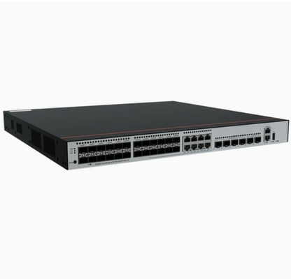 S5735-S24ST4XE-V2 24*GE SFP Port 8 Yang Berfungsi Ganda 10/100/1000 Atau SFP 4*10GE SFP+ Port 2*12GE Stack Port Tanpa Power Module