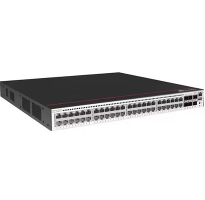 S5735-S48P4XE-V2 48*10/100/1000BASE-T Port 4*10GE SFP+ Port 2*12GE Stack Port PoE+ Tanpa Power Module