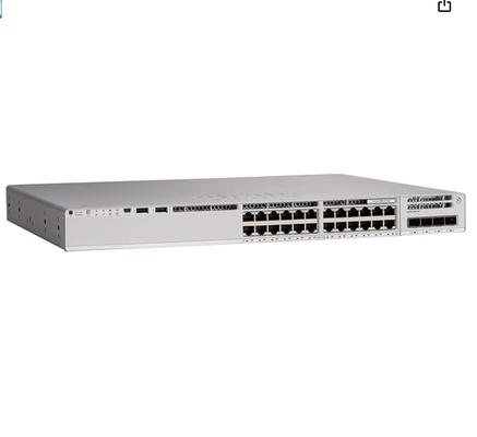C9200L-24T-4X-E Sakelar Cisco Catalyst 9200L 24-port Data 4x10G Uplink Switch Network Essentials