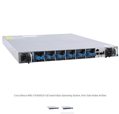 N9K-C93600CD-GX Nexus 9316D Spine and Leaf Switch Dengan 28p 100/40G QSFP28 Dan 8p 400/100G QSFP-DD
