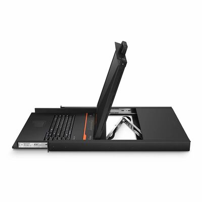 8-Port x1 Pengguna VGA 1U Rack-Mount USB KVM Switch dengan LED 19", Termasuk 8 x Kabel VGA