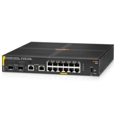 JL679A, Sakelar Aruba 6100, PoE 12xGE/2xSFP+/PoE 139W