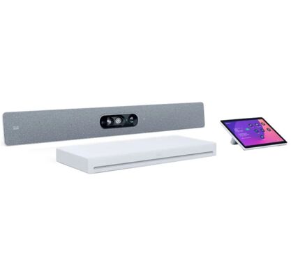 CS-KIT-EQ-K9, Cisco CS-KIT-EQ-K9, Kit Konferensi Video, 4K Ultra HD, Mikrofon Terintegrasi, Kontrol Sentuh
