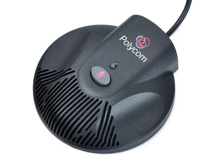 SoundStation-2-Expansion-Microphone, Telepon Konferensi Polycom SoundStation 2, Speaker fidelitas tinggi/Mikrofon peredam bising/Untuk ruangan berukuran 50-70m²