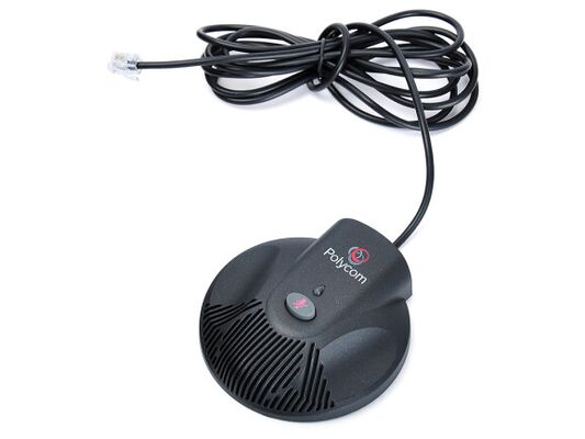 SoundStation-2-Expansion-Microphone, Telepon Konferensi Polycom SoundStation 2, Speaker fidelitas tinggi/Mikrofon peredam bising/Untuk ruangan berukuran 50-70m²
