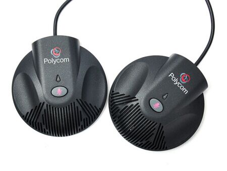 SoundStation-2-Expansion-Microphone, Telepon Konferensi Polycom SoundStation 2, Speaker fidelitas tinggi/Mikrofon peredam bising/Untuk ruangan berukuran 50-70m²