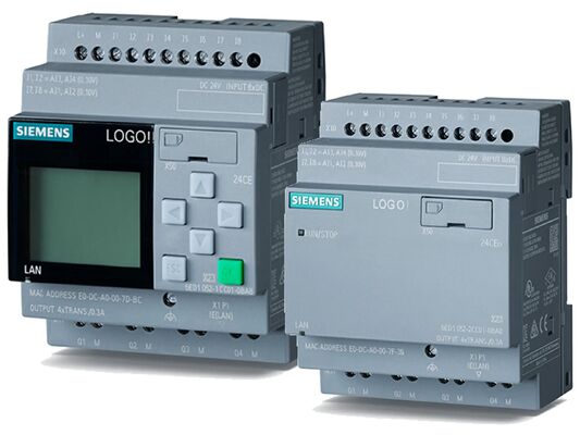 LOGO Siemens! 8.3 PLC (6ED1052-1MD08-0BA1) Unit Dasar 12/24RCE, 8DI/4DO, Ethernet, Layar