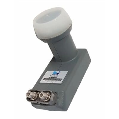 18-lnb: Konverter Blok Kebisingan Rendah Ku-Band Keluaran Ganda untuk Piringan Satelit Bulat 18 Inci