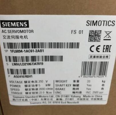 Motor Servo Sinkron SIMOTICS S 1FL6094-1AC61-2AB1 (1,5kW, 3000rpm, 4,77Nm, IP65)