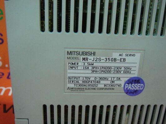 Penggerak Servo AC MR-J2S-350B-S041U703 3,5kW | Komponen Otomasi Industri Mitsubishi