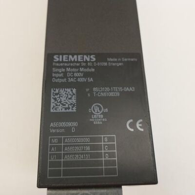 Modul Motor Ukuran Buku 6SL3120-1TE15-0AA3 | Penggerak Pendingin Udara Internal SINAMICS S120