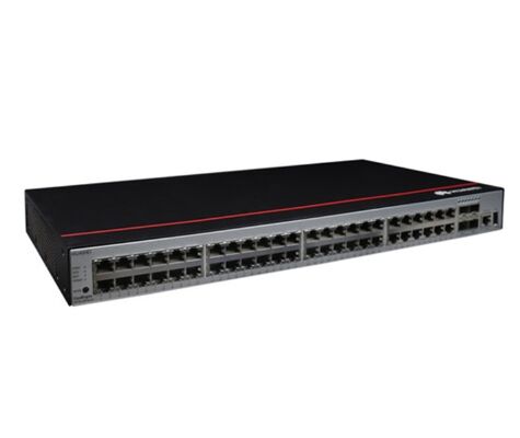 Huawei CloudEngine S5735-L48T4X-A1 Gigabit Ethernet Switch dengan 48*10/100/1000BASE-T Port dan 4*GE SFP Port AC Power
