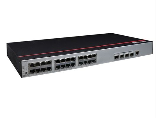 Huawei CloudEngine S5735-L24T4S-A1 Switch Jaringan dengan 24x10/100/1000BASE-T Port 4xGE SFP Port dan AC Power