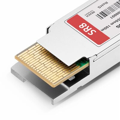 TS-Q2O-854H-01C/400G QSFP112 SR8 850nm 100m MMF MPO-16 Optical Transceiver Module untuk Pusat Data