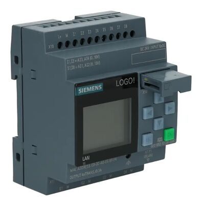 Siemens LOGO! 24CE PLC Logic Module dengan 8 Input Digital 4 Output Transistor dan Built-in Ethernet untuk Kontrol Industri