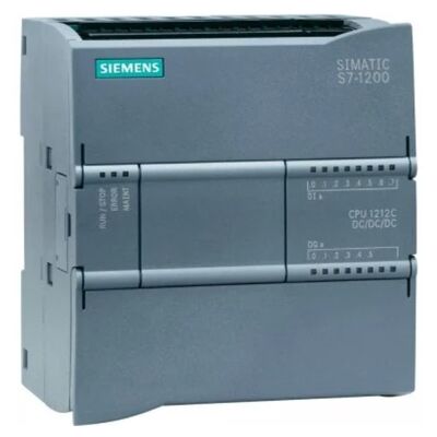 Siemens 6ES7212-1AE40-0XB0 S7-1200 CPU 1212C PLC Modul dengan 8 Input Digital 6 Output Transistor dan Komunikasi PROFINET