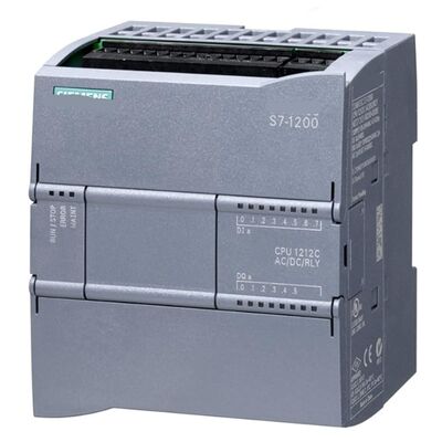Siemens 6ES7212-1AE40-0XB0 S7-1200 CPU 1212C PLC Modul dengan 8 Input Digital 6 Output Transistor dan Komunikasi PROFINET