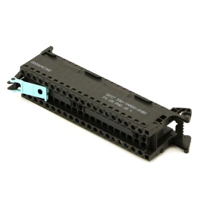 Siemens 6ES7592-1AM00-0XB0 SIMATIC S7-1500 Konektor Depan dengan Terminal Sekrup 40-Pin untuk Lebar Modul 35 mm dan 4 Jembatan Potensial