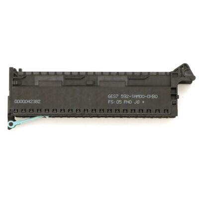 Siemens 6ES7592-1AM00-0XB0 SIMATIC S7-1500 Konektor Depan dengan Terminal Sekrup 40-Pin untuk Lebar Modul 35 mm dan 4 Jembatan Potensial