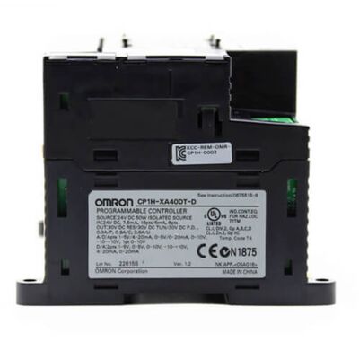 Unit CPU PLC Omron CP1H-XA40DT1-D dengan 40 I/O Analog I/O dan Daya 24V DC untuk Otomasi Industri