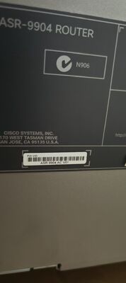 Router Cisco ASR-9904 dengan Konfigurasi Service Edge Line Card (BRAS) 2x10G/IG