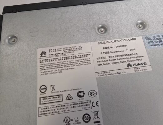 S5700-28P-LI-24S-BAT, Sakelar Huawei S5700, slot baterai 28xGig SFP/4x10/100/1000 atau SFP/1