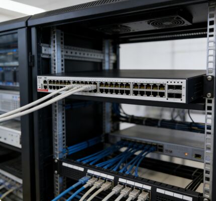 Sakelar PoE+ Lapisan 3 RG-S5310-48GT4XS-P-E, RJ45 48x1000M, SFP+ 4x10G, Anggaran PoE 1570W, Daya Redundan Ganda