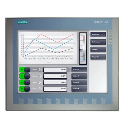 Siemens 6AV2123-2MB03-0AX0 SIMATIC HMI KTP1200 Panel Dasar Layar Sentuh 12"