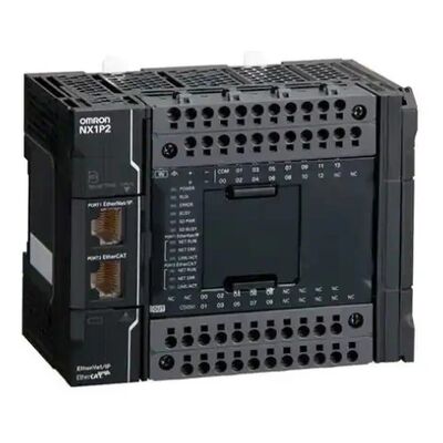 Modul CPU PLC Omron NX1P2-9024DT1 24 I/O Pengontrol Gerakan 4 Sumbu