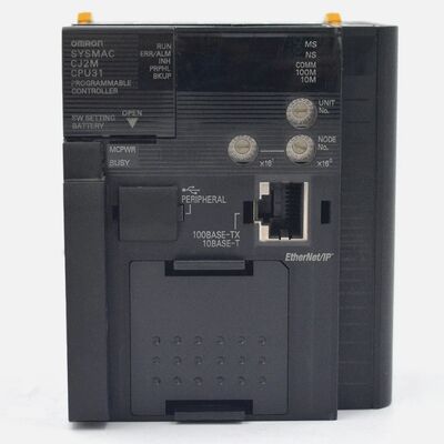 Modul CPU Omron CJ2M-CPU31 PLC EtherNet/IP 5K Langkah