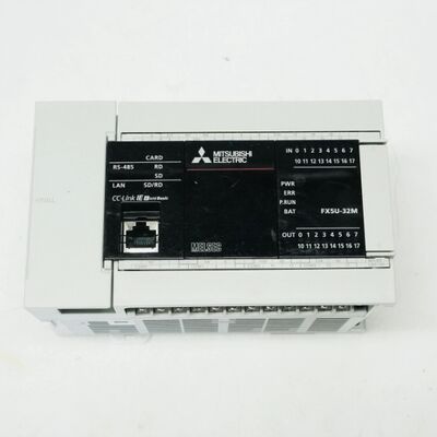 Modul CPU Mitsubishi FX5U-32MT/ES PLC 32 Output Transistor I/O