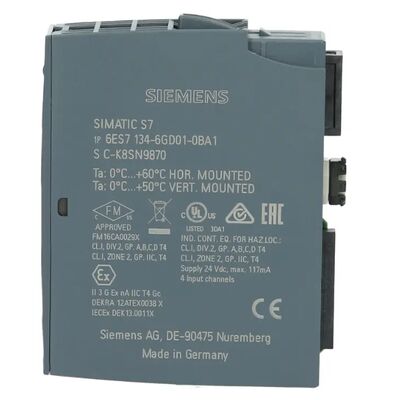 Siemens 6ES7134-6GD01-0BA1 SIMATIC ET 200SP Modul Input Analog AI 4xI 2-/4-Wire ST