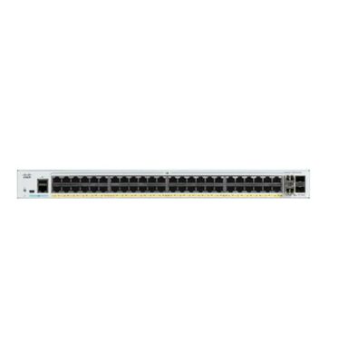 Saklar PoE+ Gigabit Terkelola C1000-48P-4X-L, 48×Port PoE 1G 4×Uplink SFP+ 10G, Anggaran PoE 370W untuk Perusahaan & UKM