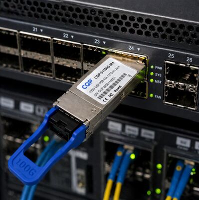 CQP-31100G-IR4 100G QSFP28 IR4 Optical Transceiver | LC SMF Module | Optische Transceiver untuk Jaringan Jarak Menengah