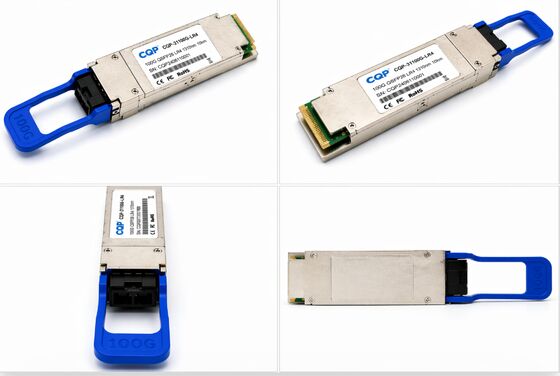 CQP-31100G-LR4 100G QSFP28 LR4 Optical Transceiver | 10km SMF LC Module | Solusi Transceiver Optik