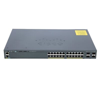 WS-C2960X-24TS-L, Saklar Katalis Cisco, 24x10/100/1000T, 4xSFP, Basis LAN